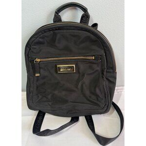 Calvin Klein Belfast Nylon Mini Backpack with Gold Tone Hardwear Logo Straps